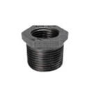 Hex Pipe Bushing, 1/2 x 3/8 In, Mip X Fip, Malleable Iron, 150 PSI Pressure