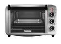 6-Slice Silver Metal Counter Top Toaster Oven 