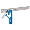 0.0625-Inch Graduation Stainless Steel Blade True Blue Combination Square    