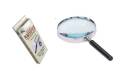 4-Inch Hand Held Magnifier With Metal Frame