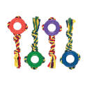 Cotton/Rubber Tredz Rope Dog Toy, Assorted