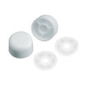 Universal Bolt Cap, Plastic, White