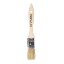 1-Inch Soft Natural China Bristle, Plain Grip Handle, Paint Brush