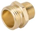 1/2 x 3/4-Inch, Male Npt X Nh, Brass Double Connector
