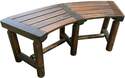 Char-Log 50-Inch Curved Bench