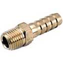3/16 Barb X 1/8 M P T, Brass, Insert Fitting,Hose Adapter