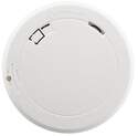 White Slim Photoelectric Smoke Alarm With Safety Path Light 