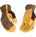 Extra-Large KincoPro Lined Brown Synthetic Glove