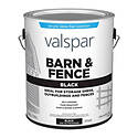 1-Gallon Black Barn and Fence Paint