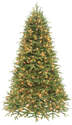 7-1/2-Foot Pre-Lit Asheville Fir Artificial Christmas Tree
