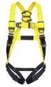 X-Large/XX-Large Black And Yellow Polyester Full Body Harness 