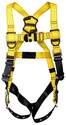 Medium/Large Black And Yellow Polyester Full Body Harness 