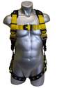 X-Large/XX-Large Black And Yellow Polyester Full Body Harness