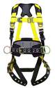 Medium/Large Black And Yellow Polyester Full Body Harness