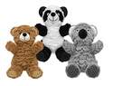 9-Inch Bear Plush Dog Toy, Assortment