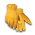 Men's X-Large Gold Premium Grain Cowhide Leather Glove