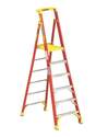 6-Foot Fiberglass Podium Ladder 