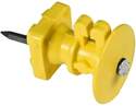Yellow, Polyethylene, Wood Post Knob Insulator
