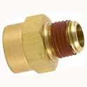 3/8-Inch Npt Female To 1/4-Inch Npt Male Pt Hex Adapter Coupler