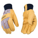 Men's Small Gold Pigskin Gloves