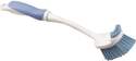 12-Inch Blue And White Plastic Dish Scrub Brush