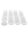 1-Inch X 1-1/2-Inch Translucent Outlet Plug Cover, 24-Pack