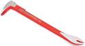 10-Inch Code Red Carbon Steel Molding Removal Pry Bar With Nail Puller