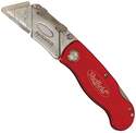 2-1/2-Inch Utility Knife With Stainless Steel Blade And Red Straight Handle