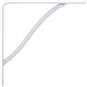 6x6-Inch, White, Decorative Shelf Bracket