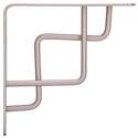 6 x 6-Inch, Satin Nickel, Decorative Shelf Bracket