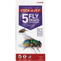 Stick-A-Fly Pre-Baited Fly Trap. 5-Pack