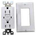 Genmax, White 15-Amp GFCI Wall Receptacle