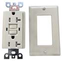 Ivory, 20-Amp GFCI Receptacle/Outlet