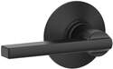Latitude Matte Black Closet Passage Lever