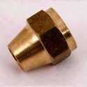 1/2 in. Flare Short Brass Nut - 1-Pack
