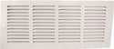 18 x 18-Inch White Stamped Steel Return Air Grille