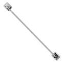 Wall-Mount 24 in. Single Towel Bar - Chrome