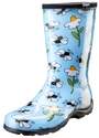 Rain & Garden Blue Bees Women's Boot, 7