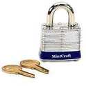 1-1/2-Inch Steel Padlock With Bumper
