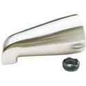3/4-Inch Brushed Nickel Bathtub Spout with Reducer Bushing