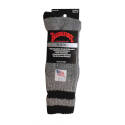 Black / Gray Acrylic Blend Men's Sock, 1-Pack, L