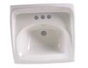 18-1/4 x 20-1/2-Inch Rectangular White Lucerne Wall Hung Bathroom Sink 