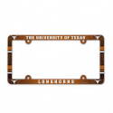 Plastic University Of Texas License Plate Frame    
