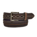Dark Brown Western Basic Belt, Size 44