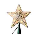 10-Light Silver Star Tree Topper