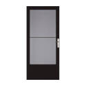 32-Inch X 81-Inch  Black Aluminum Right-Hand Outswing Screen Door