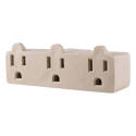 15-Amp 3-Outlet Heavy Duty Light Almont Outlet Adapter