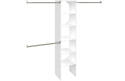 16-Inch Pure White SuiteSymphony Closet Storage System Starter Kit