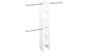 12-Inch Pure White SuiteSymphony Closet Storage System Starter Kit