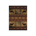 5-Foot 3-Inch X 7-Foot 2-Inch Affinity Collection Hunter's Dream Area Rug